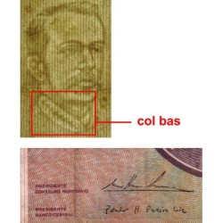 Brésil - Pick 195Aa_3 - 100 cruzeiros - Série A 08095 - 1974 - Etat : TB-