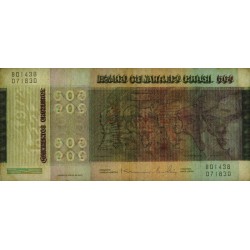 Brésil - Pick 196Ab - 500 cruzeiros - Série B 01436 - 1979 - Commémoratif - Etat : TB+