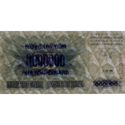 Bosnie-Herzégovine - Pick 35a - 1'000'000 sur 25 dinara - Série CK - 01/09/1993 - Etat : NEUF