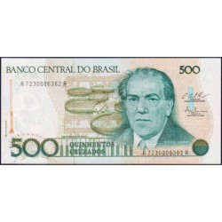 Brésil - Pick 212c - 500 cruzados - Série AA 7230 - 1987 - Etat : NEUF