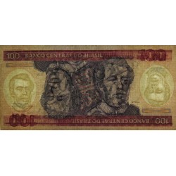 Brésil - Pick 198a - 100 cruzeiros - Série AA 2140 - 1981 - Etat : NEUF