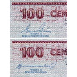 Brésil - Pick 198b - 100 cruzeiros - Série AA 6251 - 1984 - Etat : NEUF