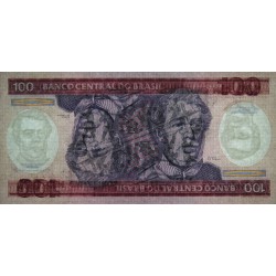 Brésil - Pick 198b - 100 cruzeiros - Série AA 6875 - 1984 - Etat : NEUF