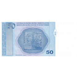 Bosnie-Herzégovine - Pick 57 - 50 convertible pfeniga - Série A - 1998 - Etat : NEUF