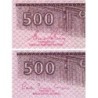 Brésil - Pick 200a - 500 cruzeiros - Série AA 1371 - 1371 - Etat : NEUF