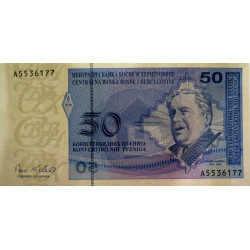 Bosnie-Herzégovine - Pick 58 - 50 convertible pfeniga - Série A - 1998 - Etat : NEUF