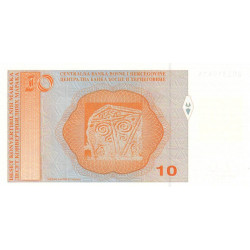 Bosnie-Herzégovine - Pick 72 - 10 convertible maraka - Série E - 2008 - Etat : NEUF