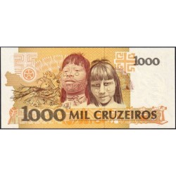 Brésil - Pick 231b - 1'000 cruzeiros - Série AA 7009 - 1991 - Etat : NEUF