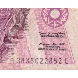 Brésil - Pick 244Ad - 5 reais - Série AC 3838 - 2003 - Etat : TB