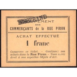 21 - Dijon - Rue Piron - 1 franc - Type Bd - 1930/1935 - Etat : NEUF