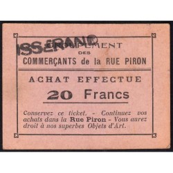 21 - Dijon - Rue Piron - 20 francs - Type Bb - 1930/1935 - Etat : SPL