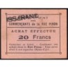 21 - Dijon - Rue Piron - 20 francs - Type Bb - 1930/1935 - Etat : SPL