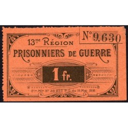 15 - Pirot 20 - Aurillac - Prisonniers de guerre - 1 franc - 1916 - Etat : TTB+