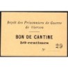 18 - Pirot 33 - Vierzon - Prisonniers de guerre - 50 centimes - Type a - 1916 - Etat : SPL