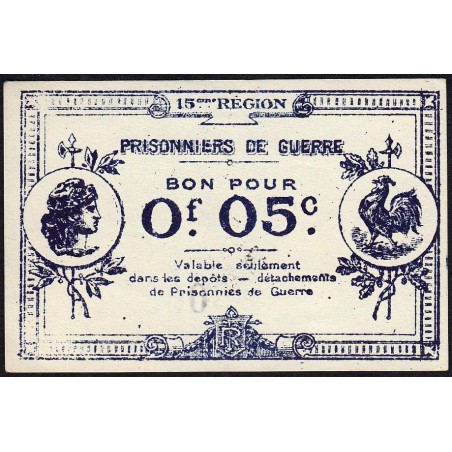 04 - Pirot 07 - Sisteron - Prisonniers de guerre - 5 centimes - 1916 - Etat : pr.NEUF