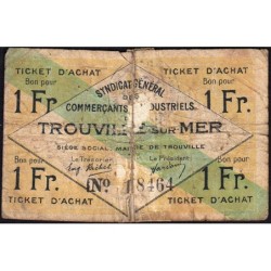 14 - Pirot 12 - Trouville -1 franc- Type a - 22/07/1920 - Etat : AB