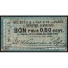 07 - Pirot 10 - Viviers - 50 centimes - 1917 - Etat : TTB