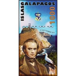 Equateur - Iles Galapagos - 1'000 sucres - Sans série - 23/09/2011 - Polymère - Etat : SPL