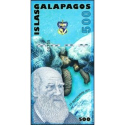 Equateur - Iles Galapagos - 500 sucres - Sans série - 23/11/2011 - Polymère - Etat : NEUF