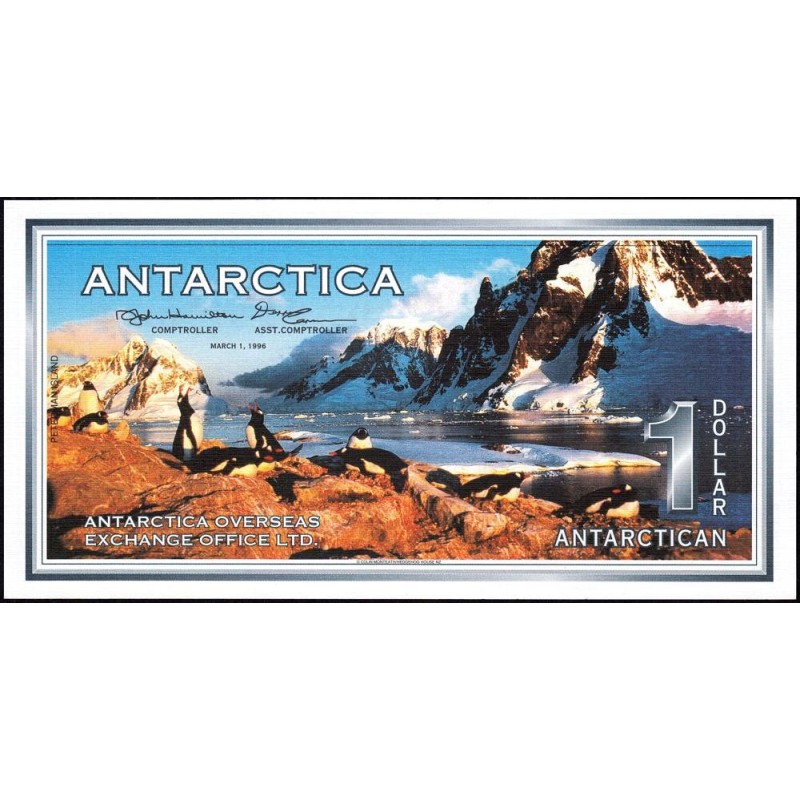 Antarctique - 1 dollar antarctique - Série A - 01/03/1996 - Etat : SPL+
