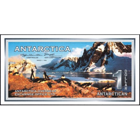 Antarctique - 1 dollar antarctique - Série A - 01/03/1996 - Etat : SPL+