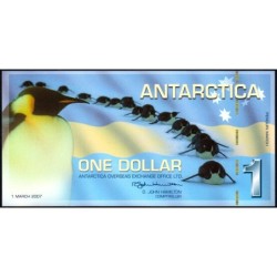 Antarctique - 1 dollar - Série B - 01/03/2007 - Polymère Commémoratif - Etat : NEUF