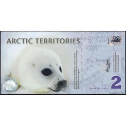 Arctique - 2 polar dollars - Série A - 2010 - Polymère - Etat : NEUF