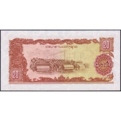 Laos - Pick 28br (remplacement) - 20 kip - Série EA - 1979 - Etat : NEUF