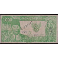 Indonésie - Billet politique - 1'000 rupiah - Type b - 1964 - Etat : TTB+