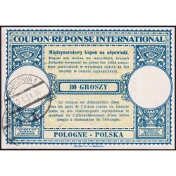 Varsovie - Coupon-réponse international - 80 groszy - 10/01/1931 - Etat : SPL