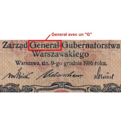 Pologne - Pick 15 - 100 marek - Série A - 09/12/1916 - Etat : TB+