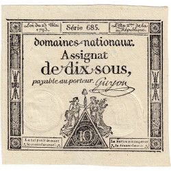 Hollande - Pick B40 - 4 1/2 stuiver + Assignat de 10 sols - 15/05/1795 - Etat : SUP+