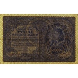 Pologne - Pick 29_3a - 1'000 marek - Emission III - Série C - 23/08/1919 - Etat : TTB+