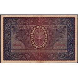 Pologne - Pick 31_1 - 5'000 marek - Emission II - Série E - 07/02/1920 - Etat : TB+