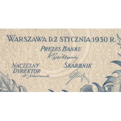 Pologne - Pick 72_2 - 5 zlotych - Série DK - 01/01/1930 - Etat : NEUF