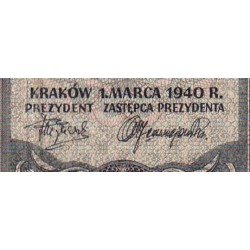 Pologne - Pick 95 - 20 zlotych - Série H - 01/03/1940 - Etat : TB+