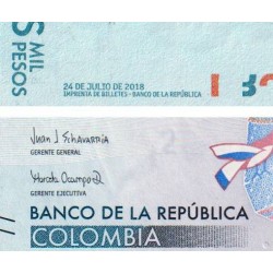 Colombie - Pick 458d - 2'000 pesos - Série BC - 24/07/2018 - Etat : NEUF