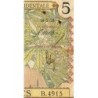 AOF - Pick 21_b3 - 5 Francs - Série B.4915 - 10/03/1938 - Etat : TB-