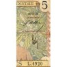 AOF - Pick 21_b3 - 5 Francs - Série L.4920 - 10/03/1938 - Etat : TB-