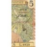 AOF - Pick 21_b3 - 5 Francs - Série - L.4920 - 10/03/1938 - Etat : TB-