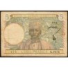 AOF - Pick 25_3 - 5 Francs - Série G.9474 - 06/05/1942 - Etat : B+