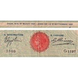 Italie - Pick 47c_08 - 50 lire - Série G 1527 - 21/03/1934 - An XII - Etat : TB-