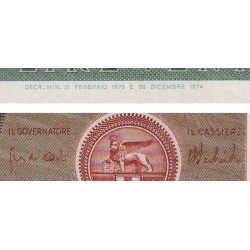 Italie - Pick 104 - 20'000 lire - Lettre A - Série VA E - 21/02/1975 - Etat : SUP+ à SPL