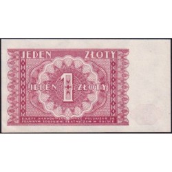 Pologne - Pick 123 - 1 zloty - Sans série - 15/05/1946 - Etat : pr.NEUF