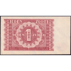 Pologne - Pick 123 - 1 zloty - Sans série - 15/05/1946 - Etat : pr.NEUF