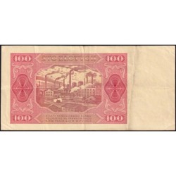 Pologne - Pick 139_a2 - 100 zlotych - Série HD - 01/07/1948 - Etat : TTB+