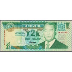 Fidji - Pick 102a - 2 dollars - Série 2K - 2000 - Commémoratif - Etat : NEUF