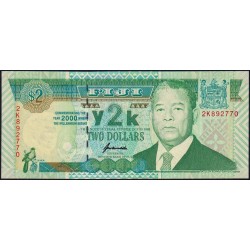 Fidji - Pick 102a - 2 dollars - Série 2K - 2000 - Commémoratif - Etat : NEUF