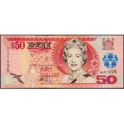 Fidji - Pick 108a - 50 dollars - Série M - 2002 - Etat : NEUF
