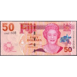 Fidji - Pick 113a - 50 dollars - Série CD - 2007 - Etat : NEUF
